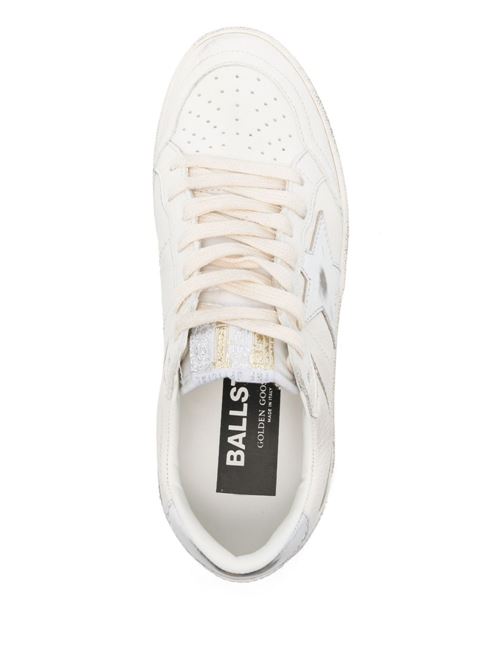 Sneaker Ball Star con stella laminata GOLDEN GOOSE | GWF00746F00756510449